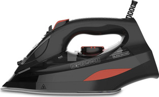 Black & Decker BXIR3000E Σίδερο Ατμού 3000W με Συνεχόμενη Παροχή 45gr/min και Κεραμική Πλάκα