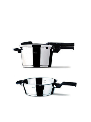 Fissler Vitaquick Χύτρες Ταχύτητας Set Quattro 8lt και 4lt