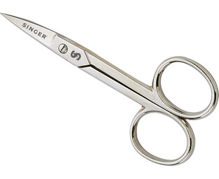 Singer 117 Personal Care Scissors with Curved Blade for Nails 9cm / 3 1/2 Inches