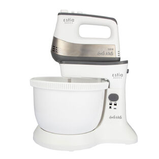 GUSTO WHITE MIXER 500W WITH ROTATIVE BOWL 3.4LT