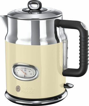 Russell Hobbs 21672 Retro Βραστήρας 1.7lt 2400W Μπεζ