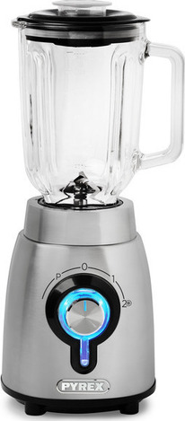 Pyrex SB-850 INOX blender with 1.75LT 850WATT INOX glass jug