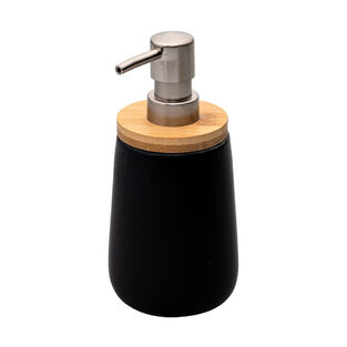 Estia Bamboo Επιτραπέζιο Dispenser από Πορσελάνη Μαύρο 360ml