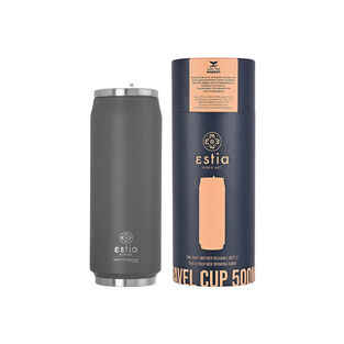 Estia Travel Cup Save The Aegean Grey Matte 0.5lt