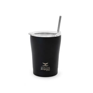 ΘΕΡΜΟΣ COFFEE MUG SAVE THE AEGEAN 350ml MIDNIGHT BLACK