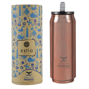 Estia Travel Cup Save The Aegean Rose Gold 0.5lt