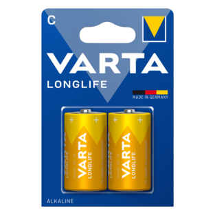 VARTA 4114 συσκ.2 AΛΚΑΛΙΚΗ LONGLIFE C