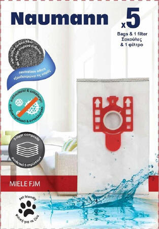 Naumann Miele FJM Vacuum Bags 5pcs