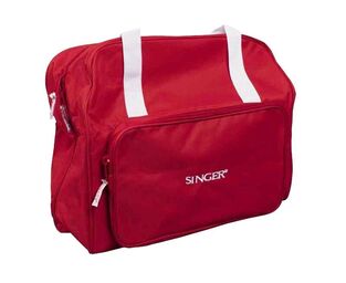 Red sewing machine carrying bag